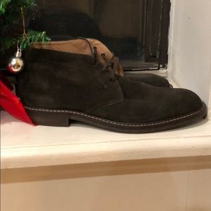 Green Suede shoes 12M